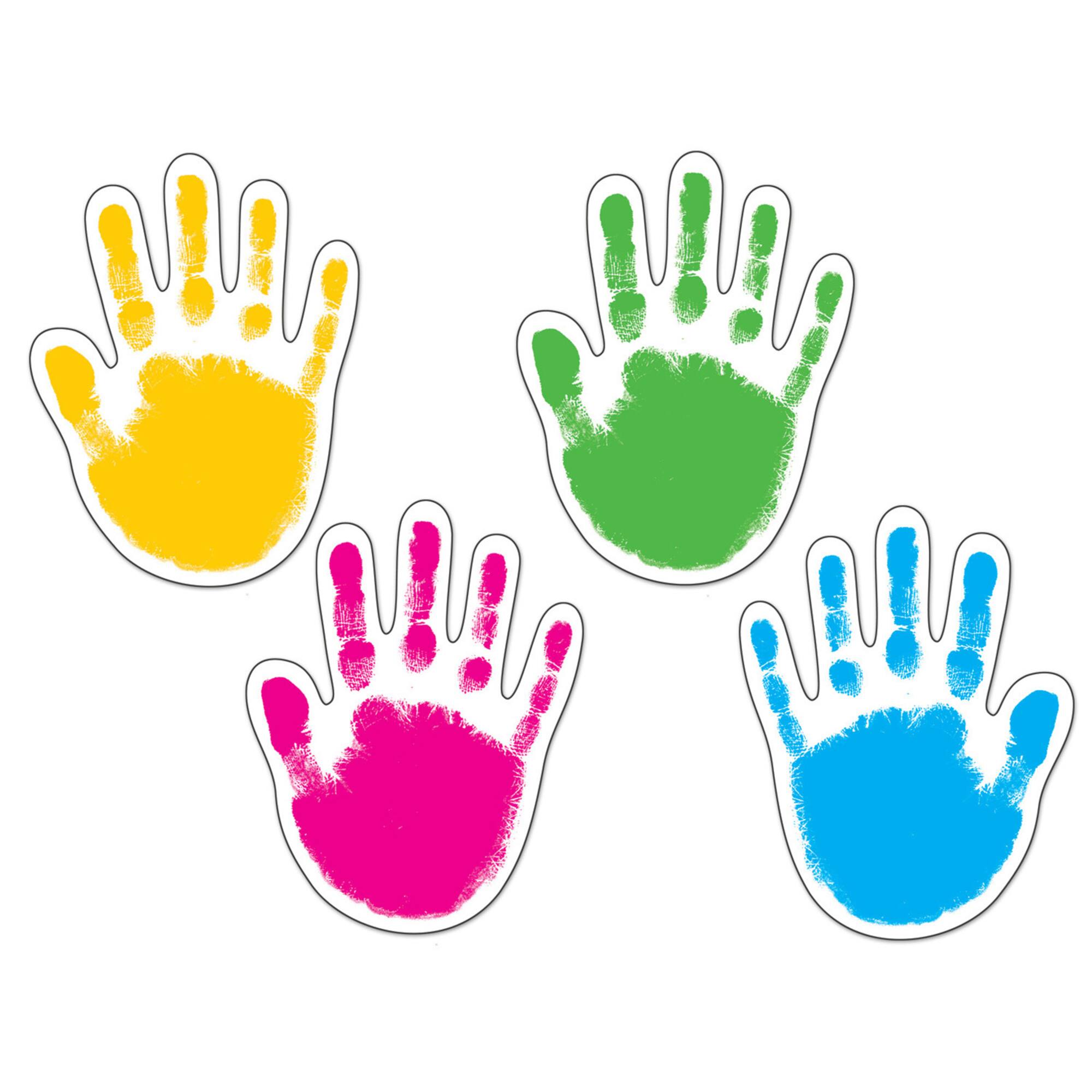 Carson Dellosa® Education Handprints Cut-Outs, 3 Packs of 42
